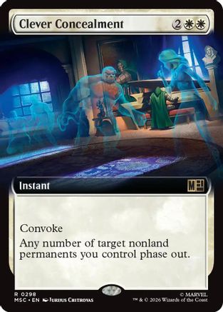 Clever Concealment (Extended Art) [MSC 298]  Foil