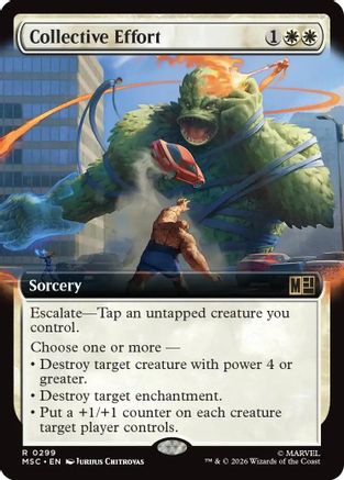 Collective Effort (Extended Art) [MSC 299]  Foil