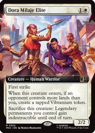 Dora Milaje Elite (Extended Art) [MSC 302]