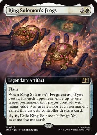King Solomon's Frogs (Extended Art) [MSC 312]  Foil
