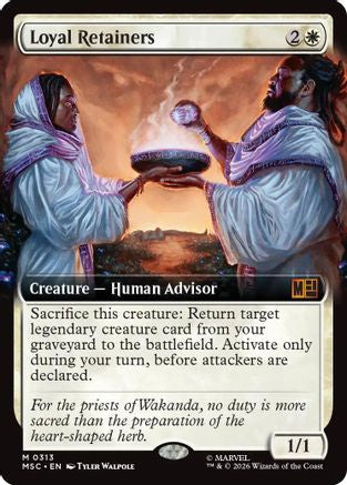 Loyal Retainers (Extended Art) [MSC 313]  Foil