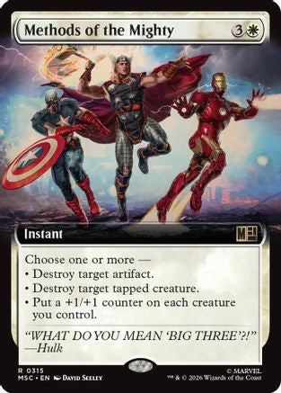 Methods of the Mighty (Extended Art) [MSC 315]  Foil