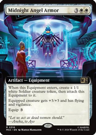 Midnight Angel Armor (Extended Art) [MSC 316]  Foil