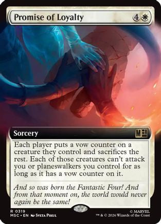Promise of Loyalty (Extended Art) [MSC 319]  Foil