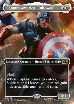 Captain America, Unbowed (Borderless) [MSC 505]