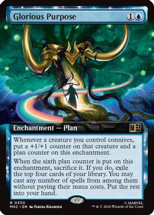 Glorious Purpose (Extended Art) [MSC 330]  Foil