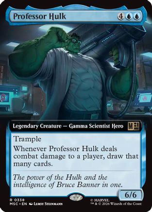 Professor Hulk (Extended Art) [MSC 338]  Foil