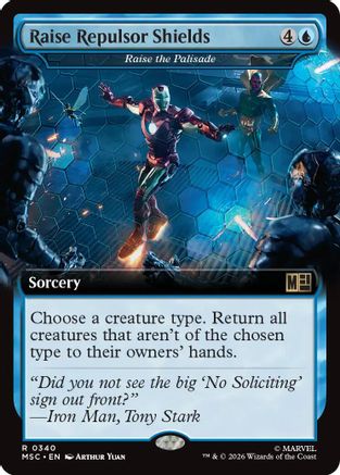 Raise Repulsor Shields - Raise the Palisade (Extended Art) [MSC 340]