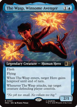 The Wasp, Winsome Avenger (Extended Art) [MSC 343]