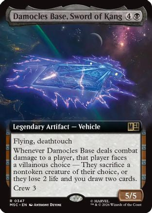 Damocles Base, Sword of Kang (Extended Art) [MSC 347]