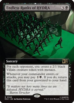 Endless Ranks of HYDRA (Extended Art) [MSC 348]  Foil