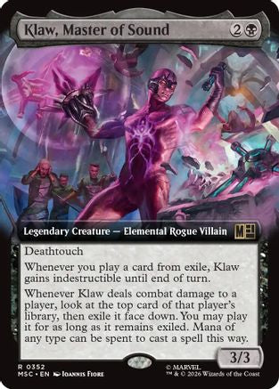 Klaw, Master of Sound (Extended Art) [MSC 352]