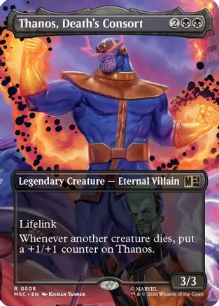 Thanos, Death's Consort (Extended Art) [MSC 508]  Foil
