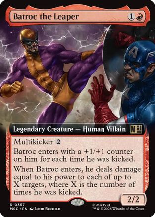 Batroc the Leaper (Extended Art) [MSC 357]