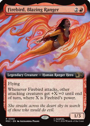 Firebird, Blazing Ranger (Extended Art) [MSC 360]