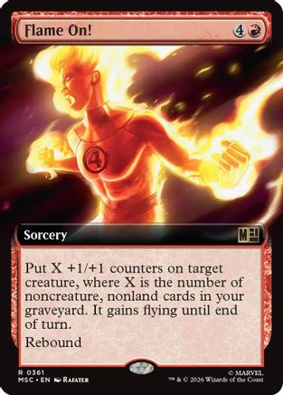 Flame On! (Extended Art) [MSC 361]  Foil