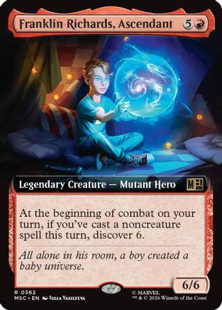 Franklin Richards, Ascendant (Extended Art) [MSC 362]