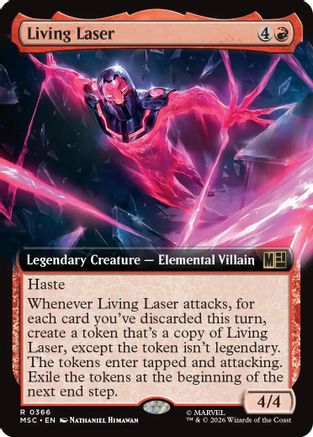 Living Laser (Extended Art) [MSC 366]  Foil