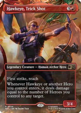 Hawkeye, Trick Shot (Borderless) [MSC 506]