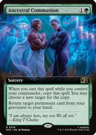 Ancestral Communion (Extended Art) [MSC 376]