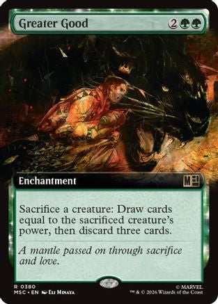 Greater Good (Extended Art) [MSC 380]  Foil