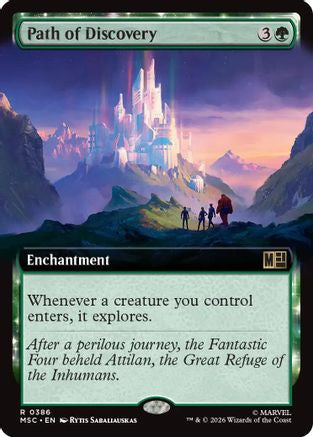 Path of Discovery (Extended Art) [MSC 386]  Foil