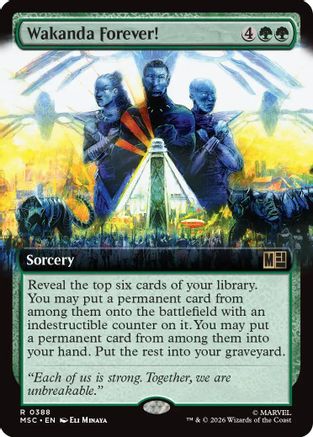 Wakanda Forever! (Extended Art) [MSC 388]