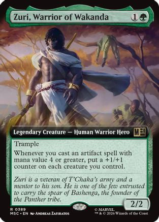 Zuri, Warrior of Wakanda (Extended Art) [MSC 389]  Foil