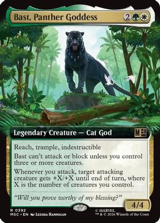 Bast, Panther Goddess (Extended Art) [MSC 392]  Foil