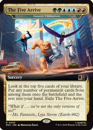 The Five Arrive - Genesis Ultimatum (Extended Art) [MSC 402]