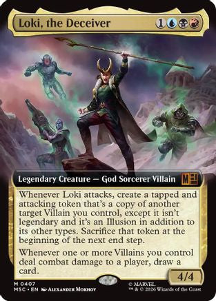 Loki, the Deceiver (Extended Art) [MSC 407]  Foil