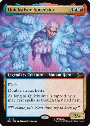 Quicksilver, Speedster (Extended Art) [MSC 412]