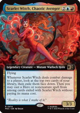 Scarlet Witch, Chaotic Avenger (Extended Art) [MSC 414]