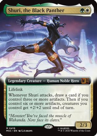 Shuri, the Black Panther (Extended Art) [MSC 416]  Foil