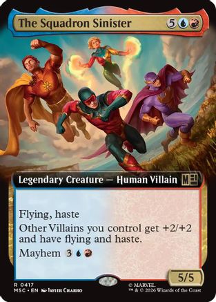 The Squadron Sinister (Extended Art) [MSC 417]  Foil