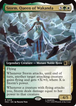 Storm, Queen of Wakanda (Extended Art) [MSC 418]  Foil