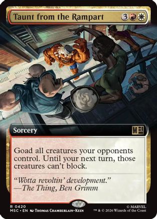 Taunt from the Rampart (Extended Art) [MSC 420]