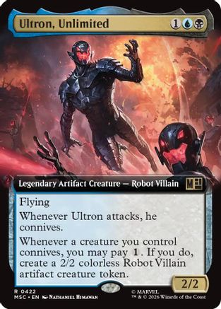 Ultron, Unlimited (Extended Art) [MSC 422]  Foil