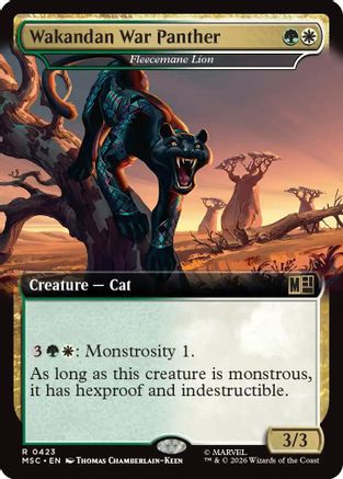 Wakandan War Panther - Fleecemane Lion (Extended Art) [MSC 423]
