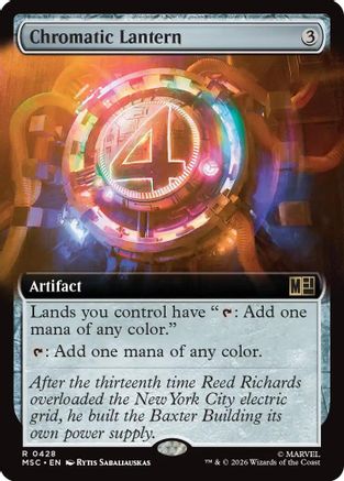 Chromatic Lantern (Extended Art) [MSC 428]  Foil