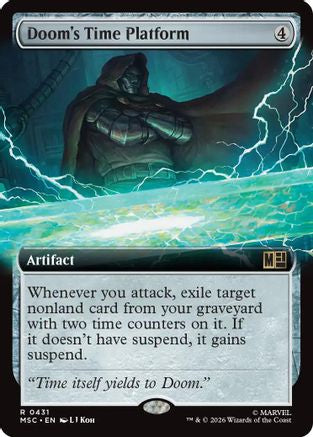 Doom's Time Platform (Extended Art) [MSC 431]  Foil