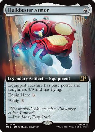 Hulkbuster Armor (Extended Art) [MSC 438]  Foil
