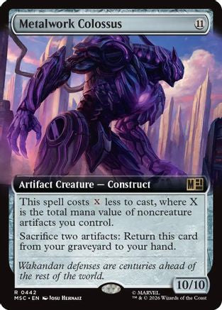 Metalwork Colossus (Extended Art) [MSC 442]  Foil