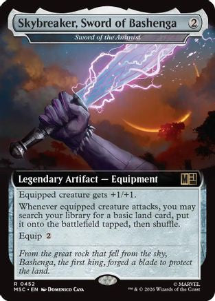 Skybreaker, Sword of Bashenga - Sword of the Animist (Extended Art) [MSC 452]  Foil