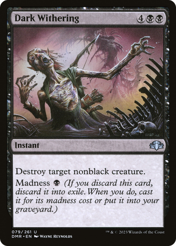 {C} Dark Withering [Dominaria Remastered][DMR 079]