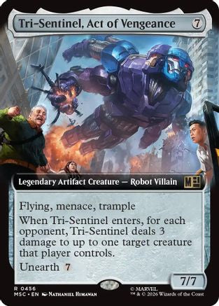 Tri-Sentinel, Act of Vengeance (Extended Art) [MSC 456]  Foil