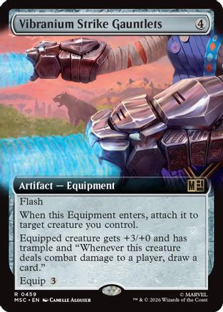 Vibranium Strike Gauntlets (Extended Art) [MSC 459]  Foil