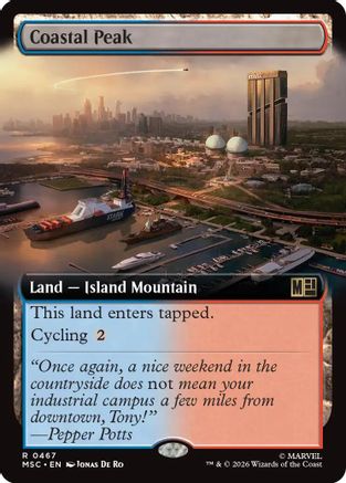 Coastal Peak (Extended Art) [MSC 467]  Foil