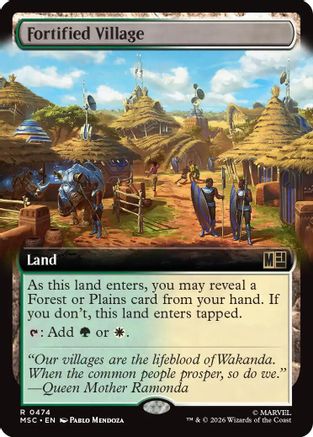Fortified Village (Extended Art) [MSC 474]