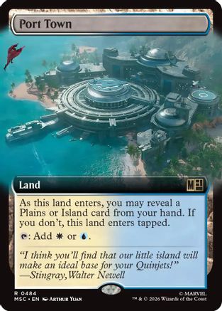 Port Town (Extended Art) [MSC 484]  Foil